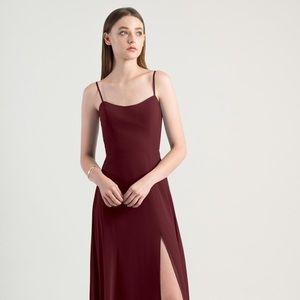 Jenny Yoo Kiara gown in Hibiscus